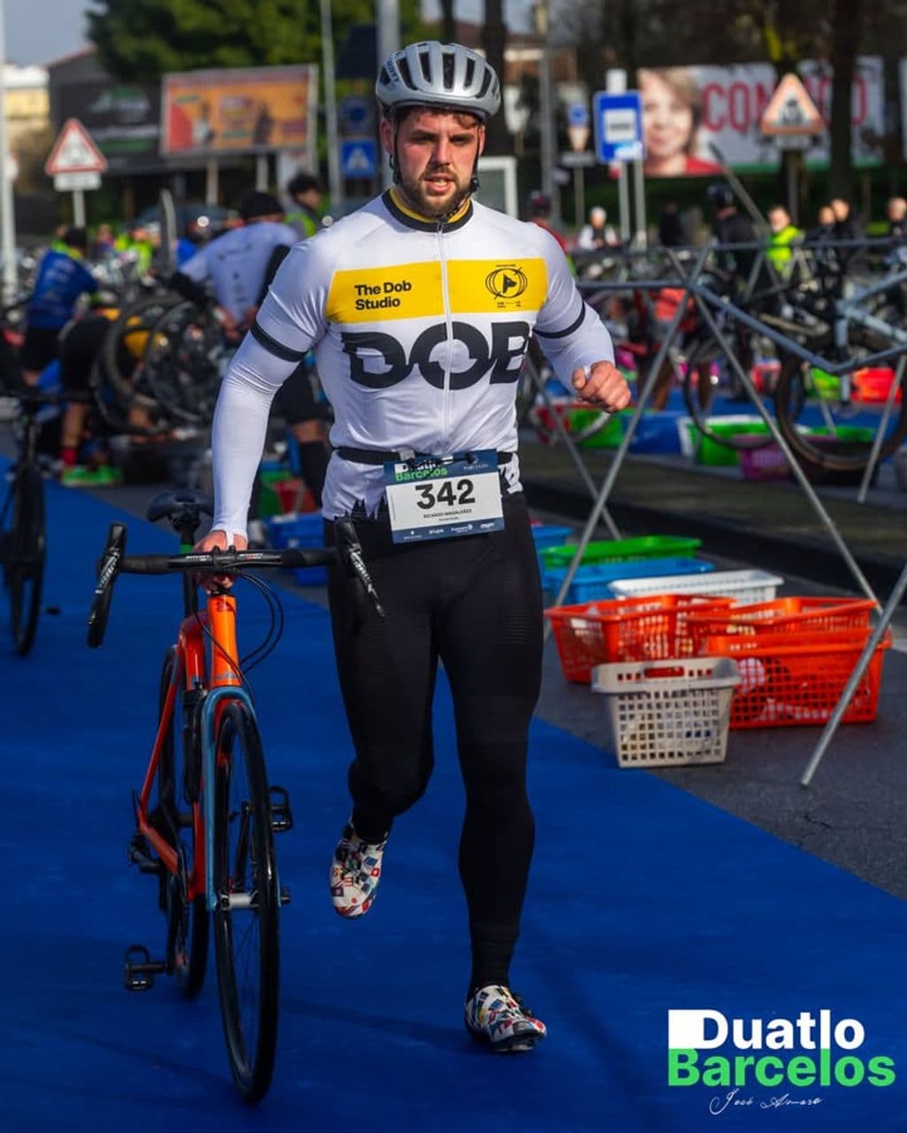 Atleta com o dorsal 342