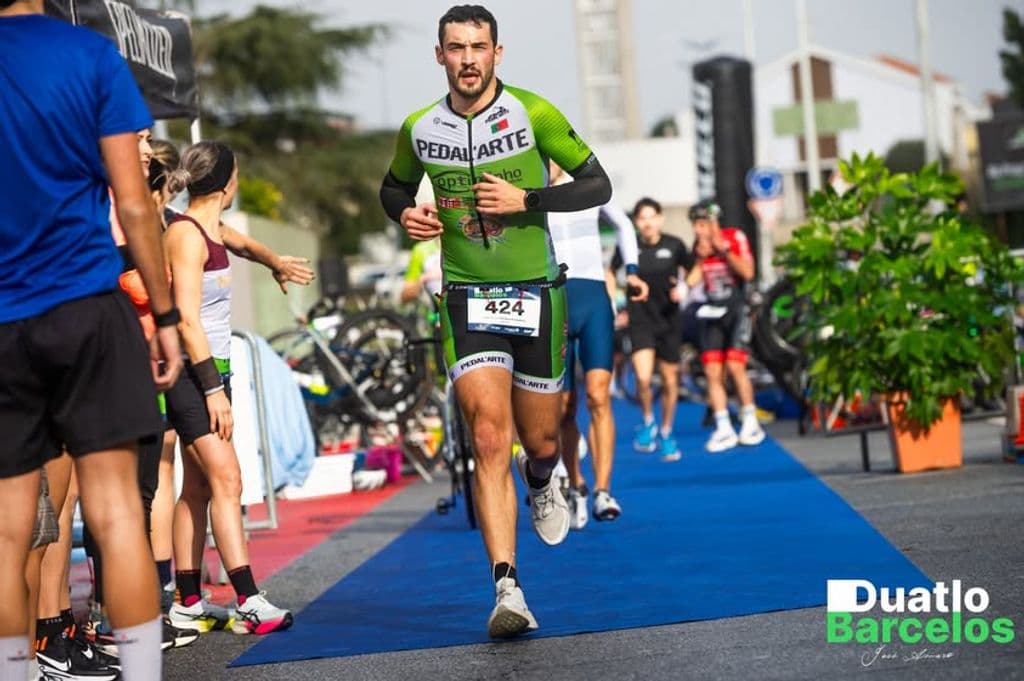 Atleta com o dorsal 424