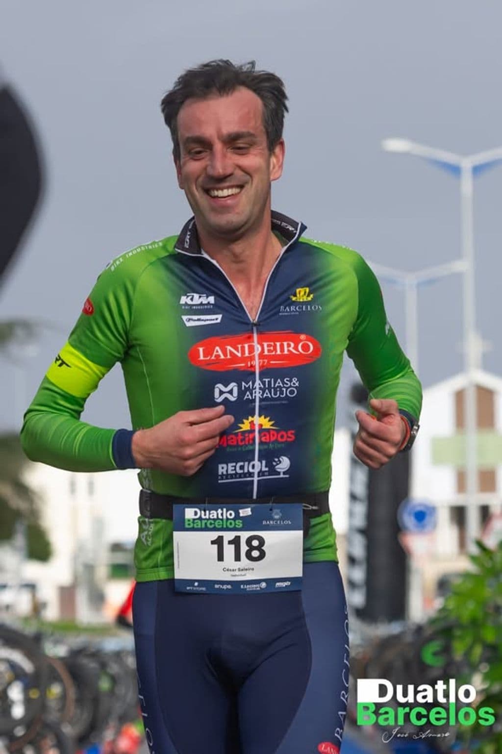 Atleta com o dorsal 118