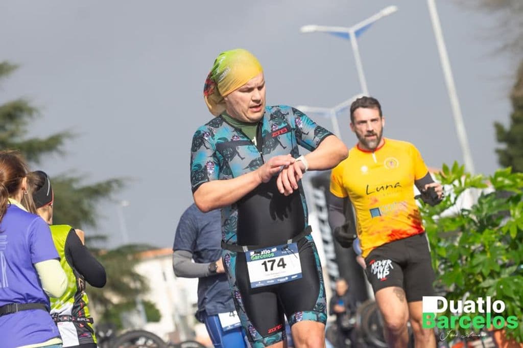 Atleta com o dorsal 174