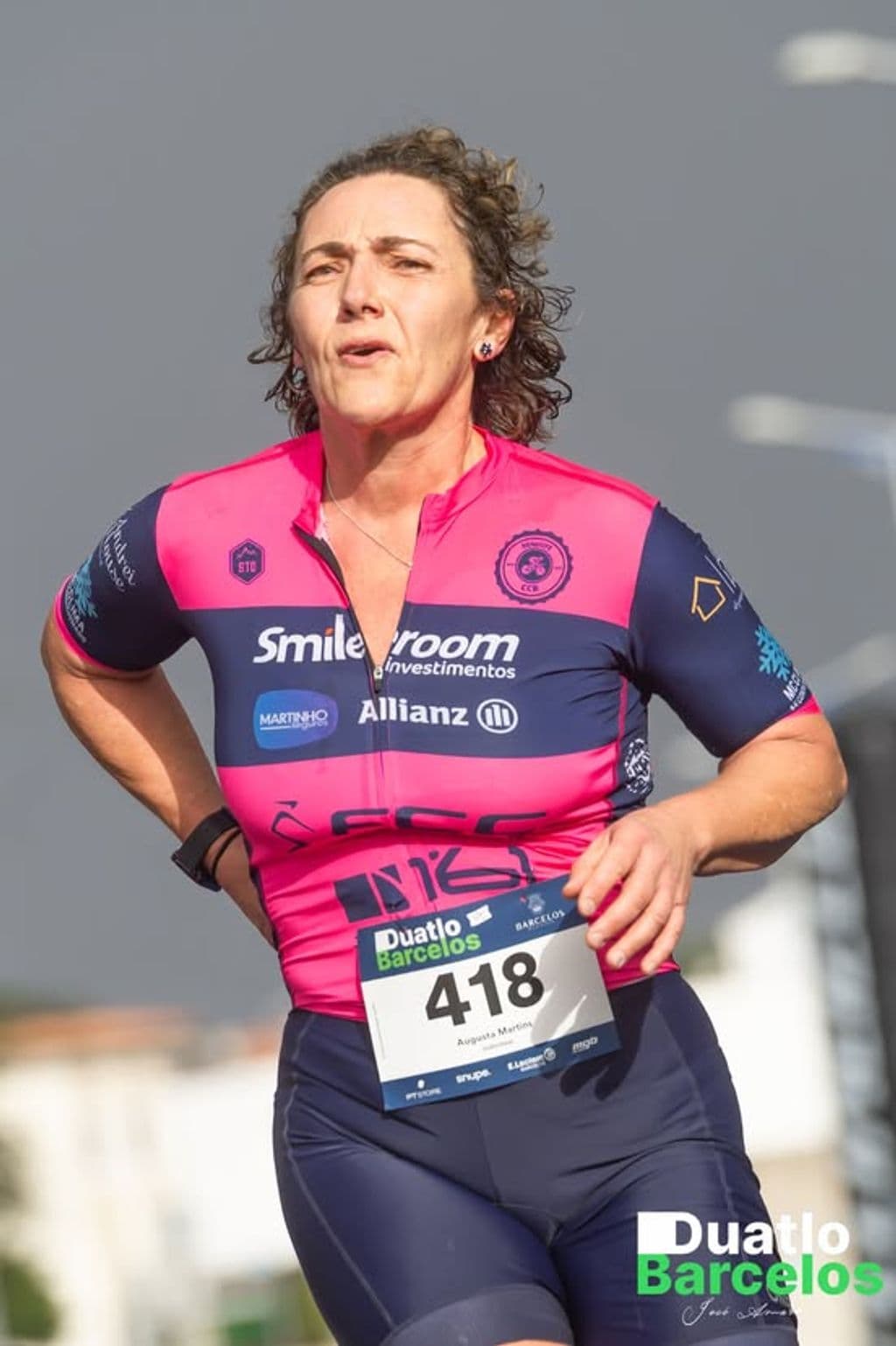 Atleta com o dorsal 418