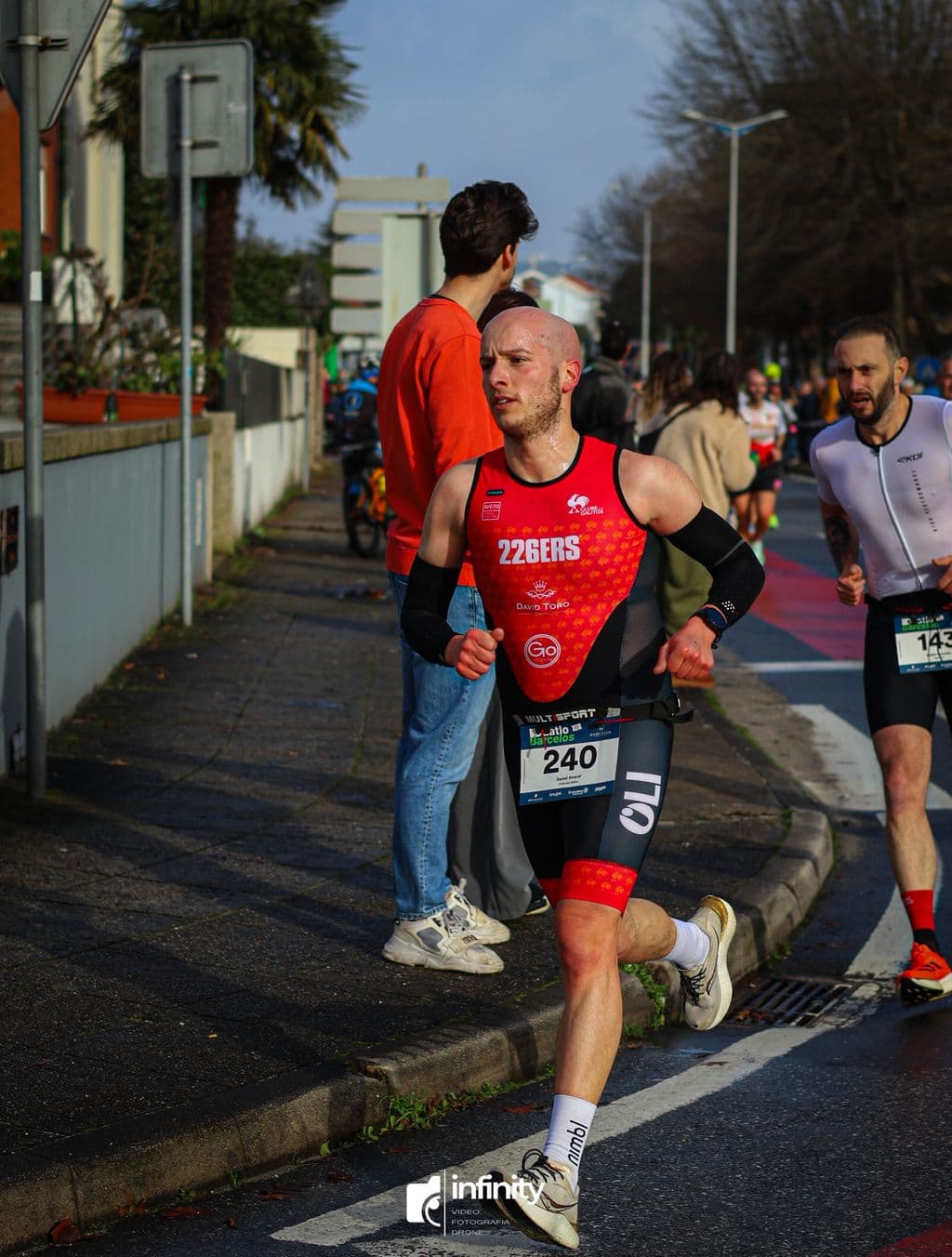 Atleta com o dorsal 240