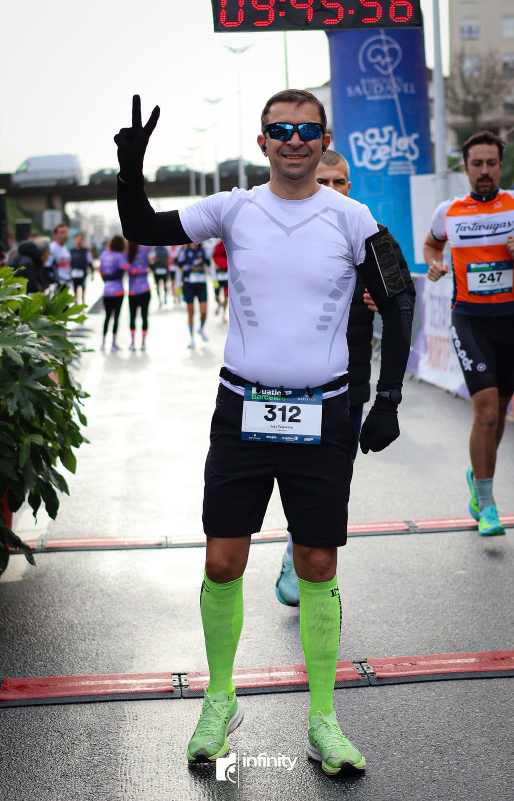 Atleta com o dorsal 312