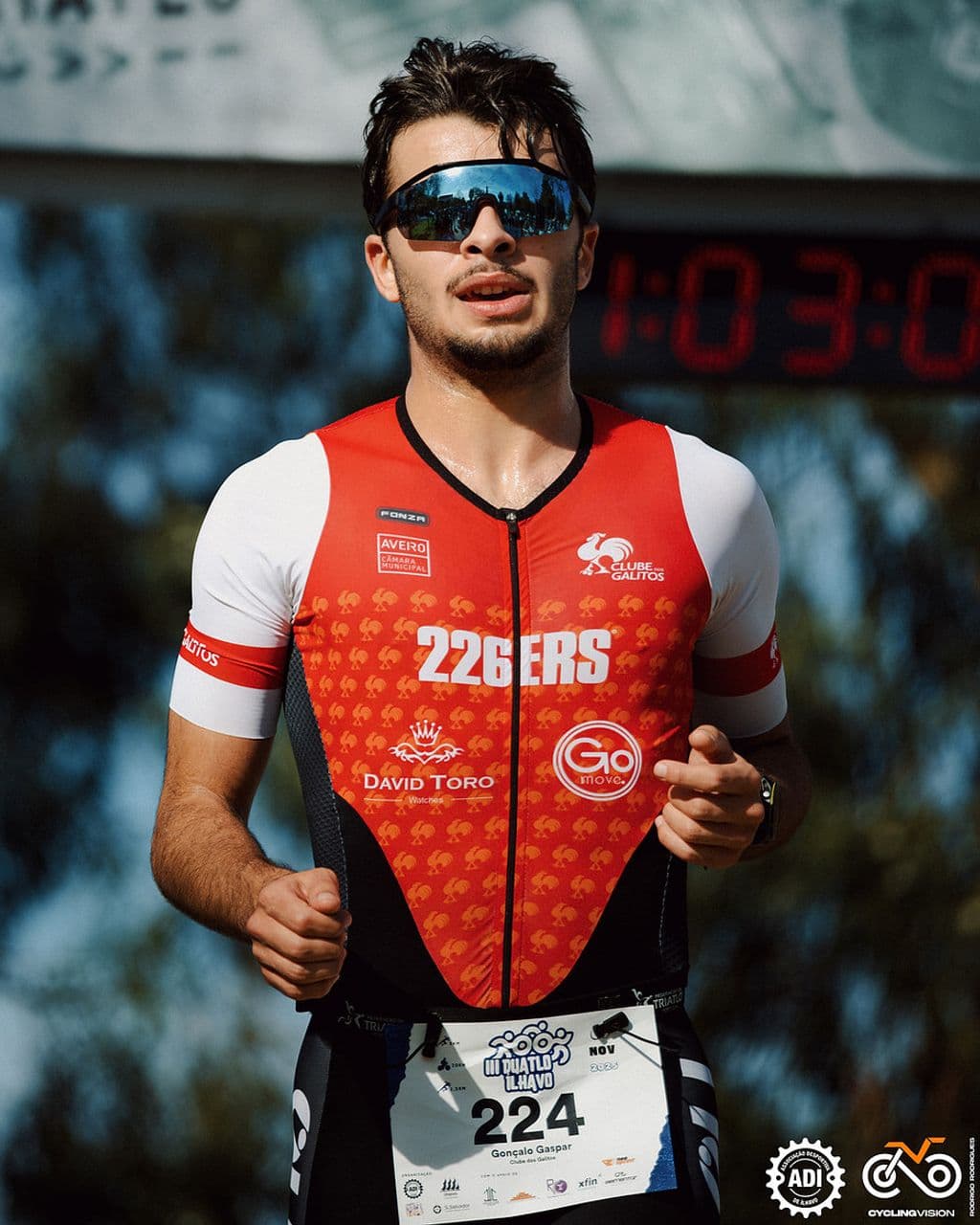 Atleta com o dorsal 224