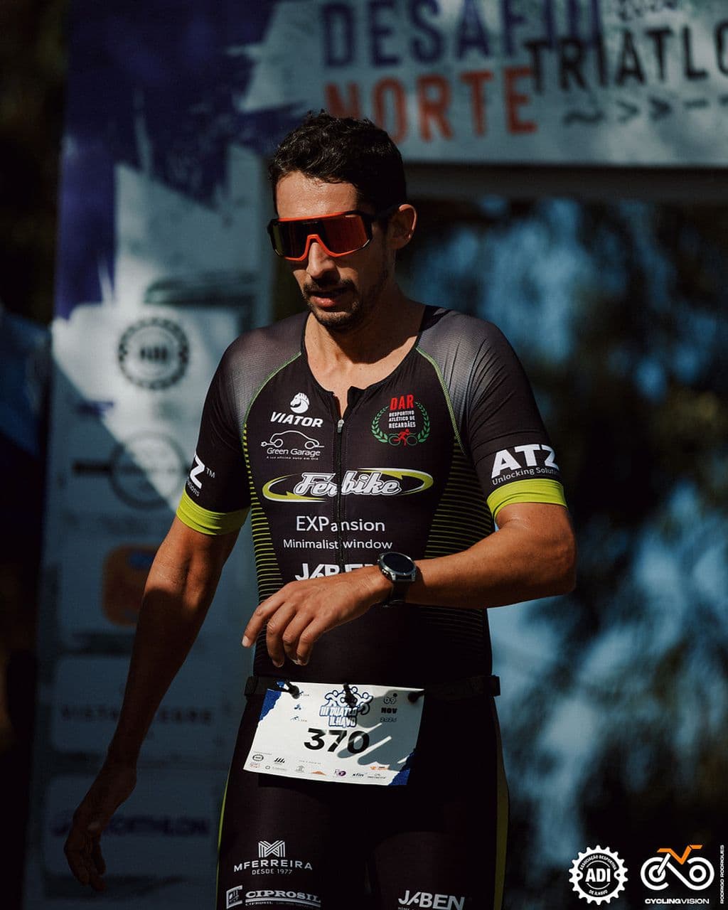 Atleta com o dorsal 370