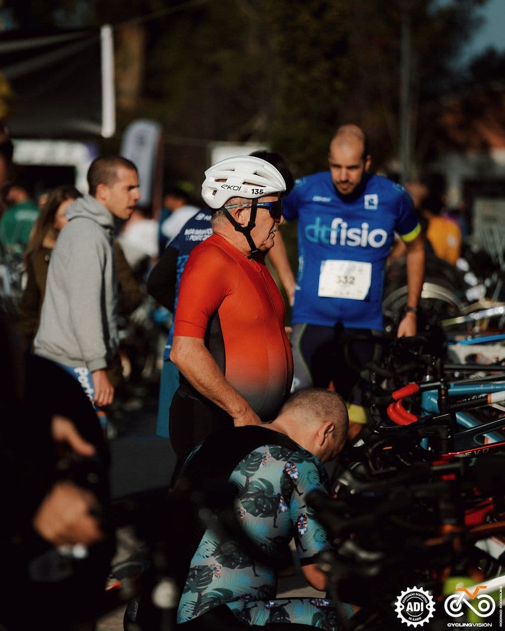 Atleta com o dorsal 135
