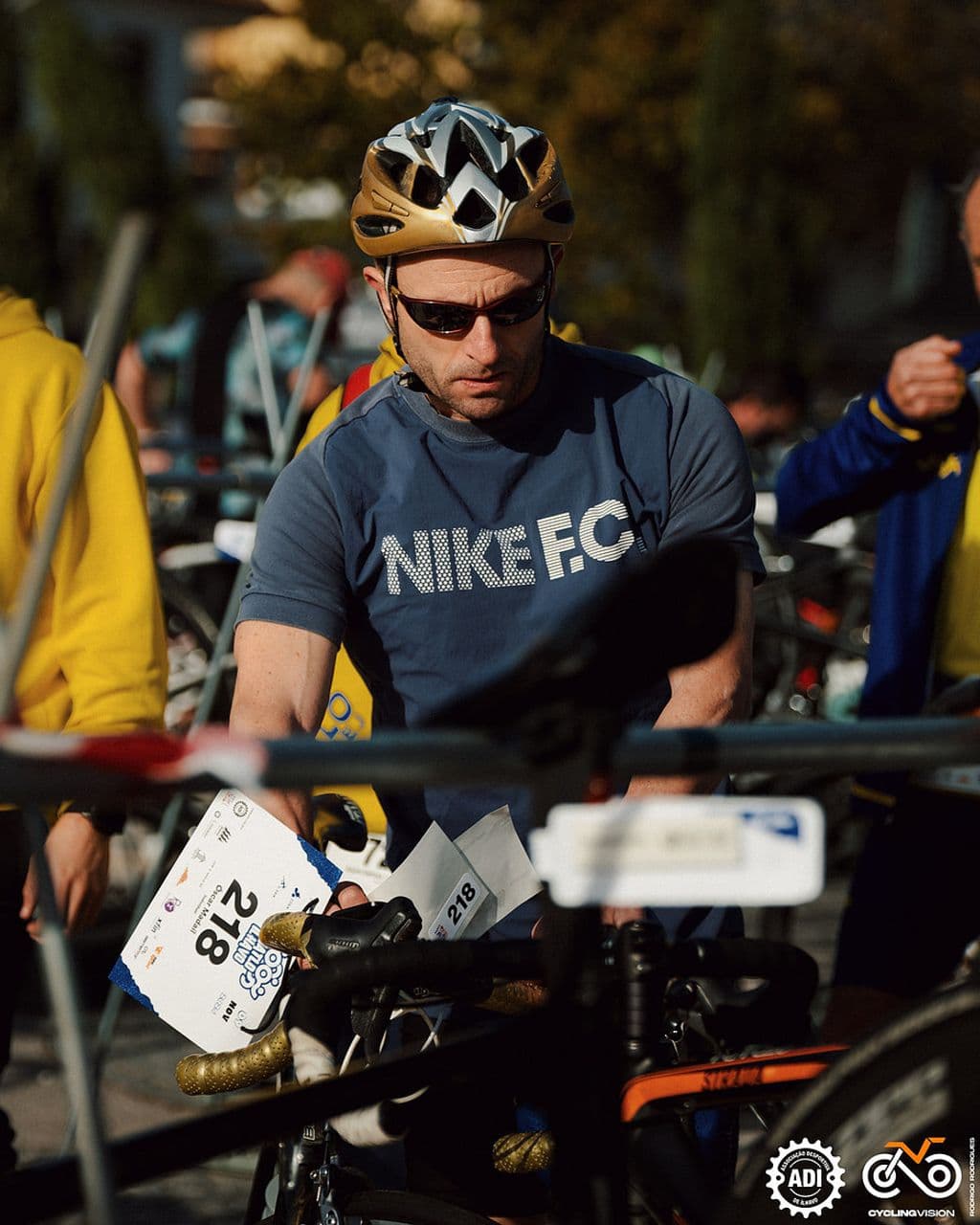 Atleta com o dorsal 218