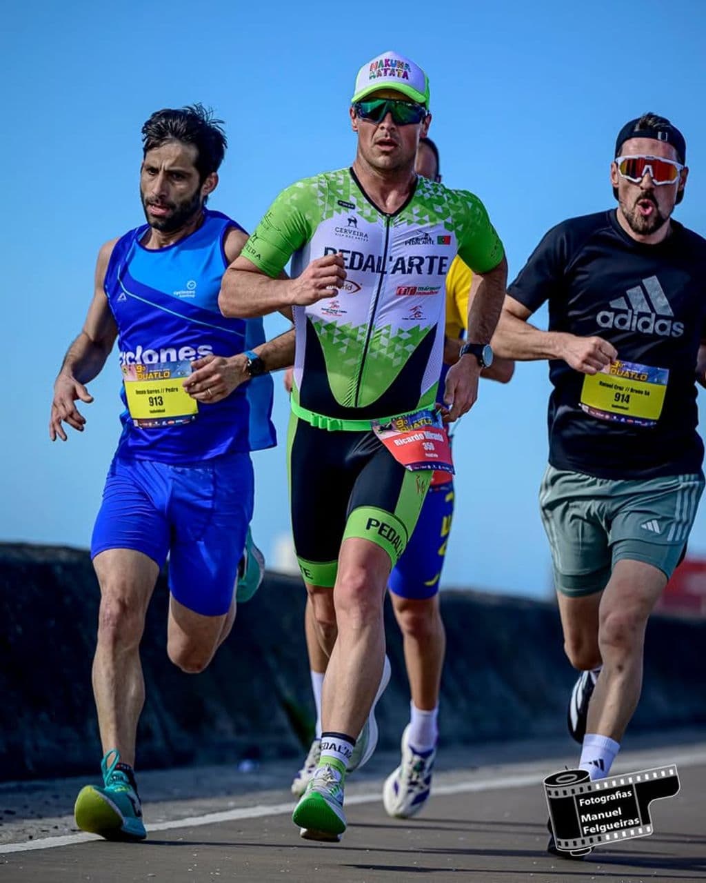 Atleta com o dorsal 350