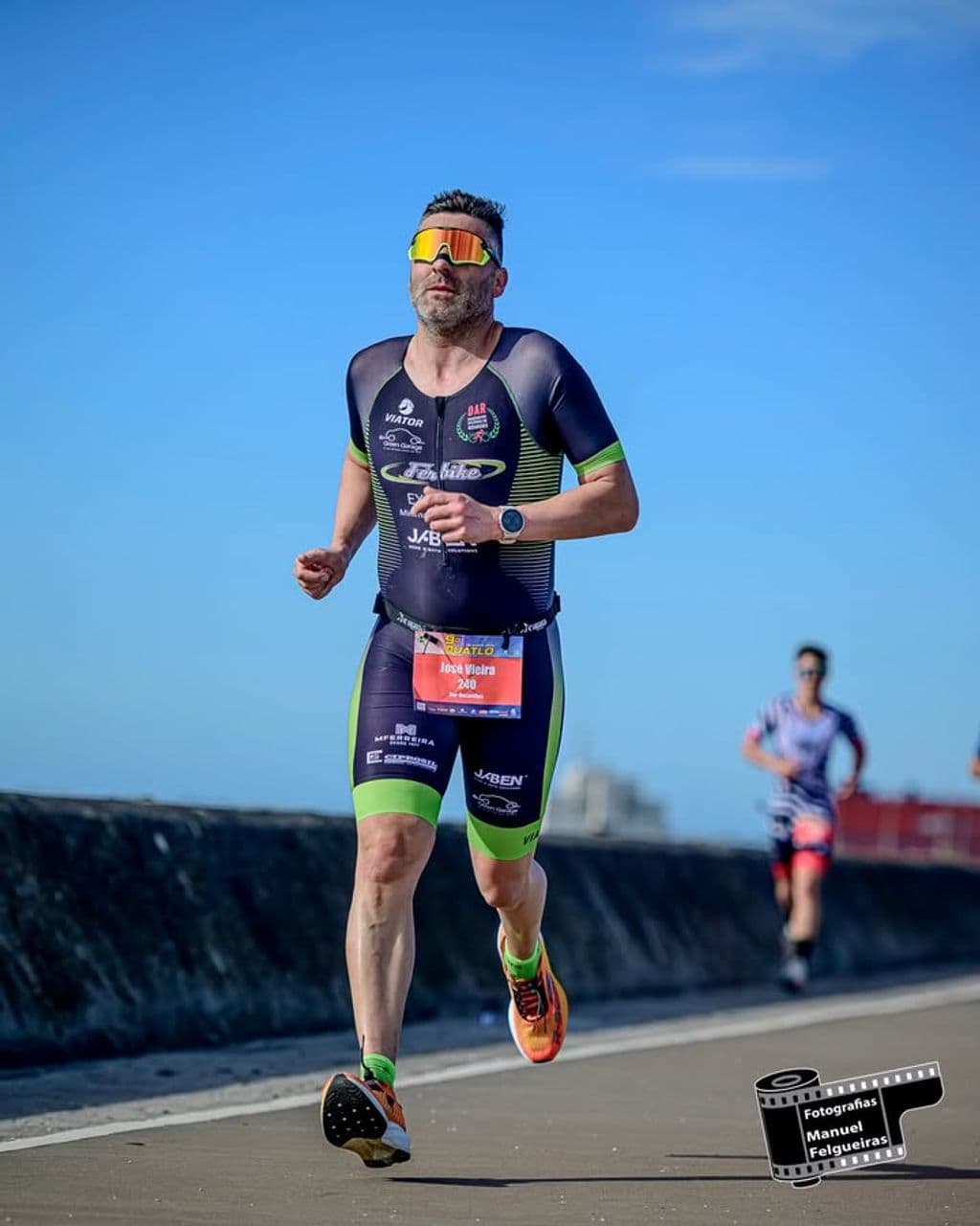 Atleta com o dorsal 240