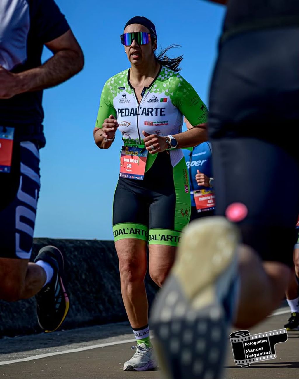 Atleta com o dorsal 349