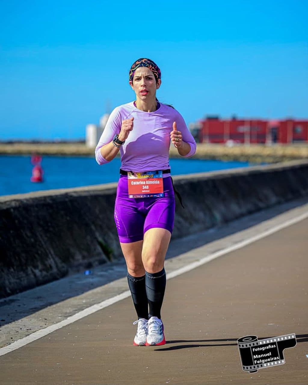 Atleta com o dorsal 348