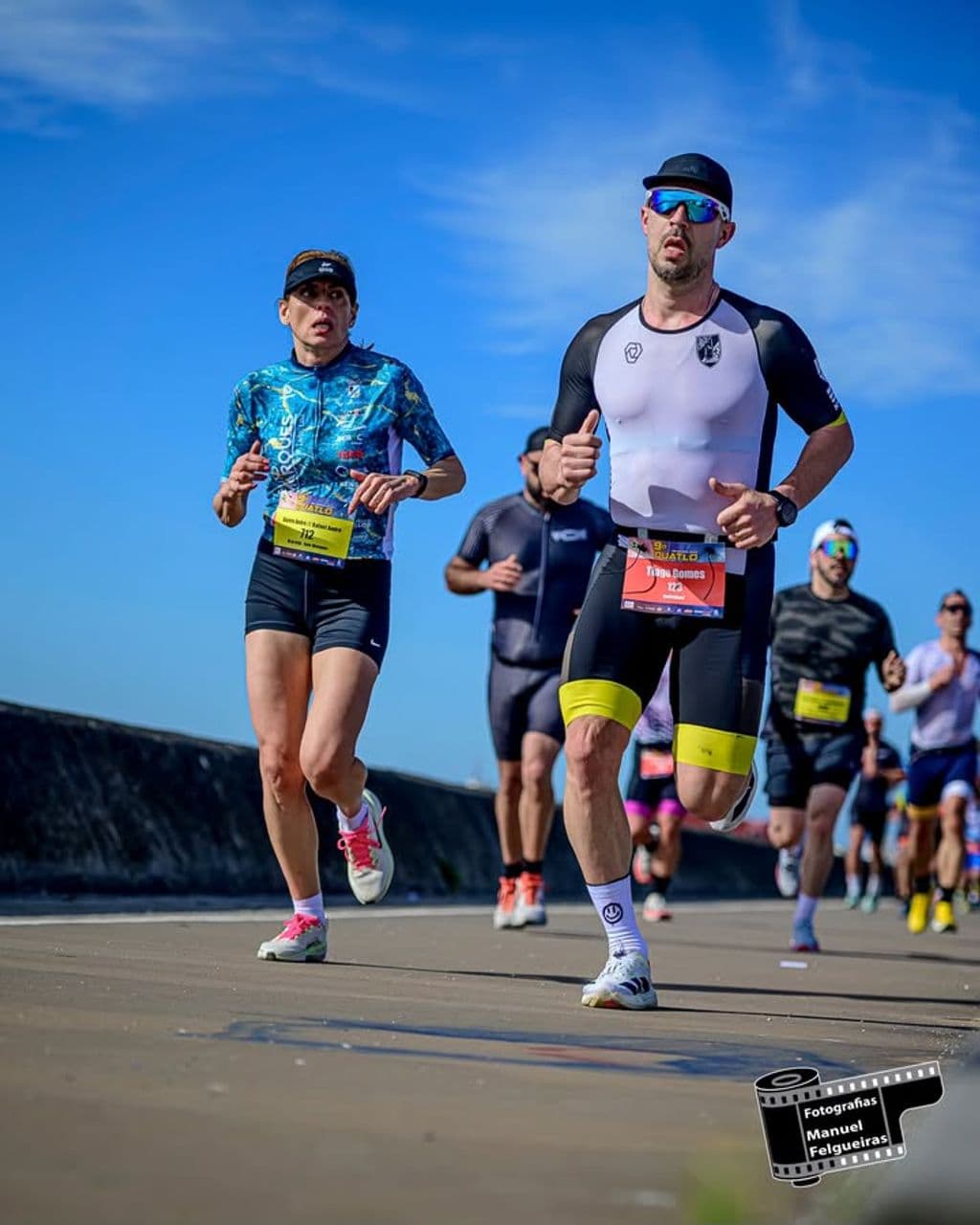 Atleta com o dorsal 123