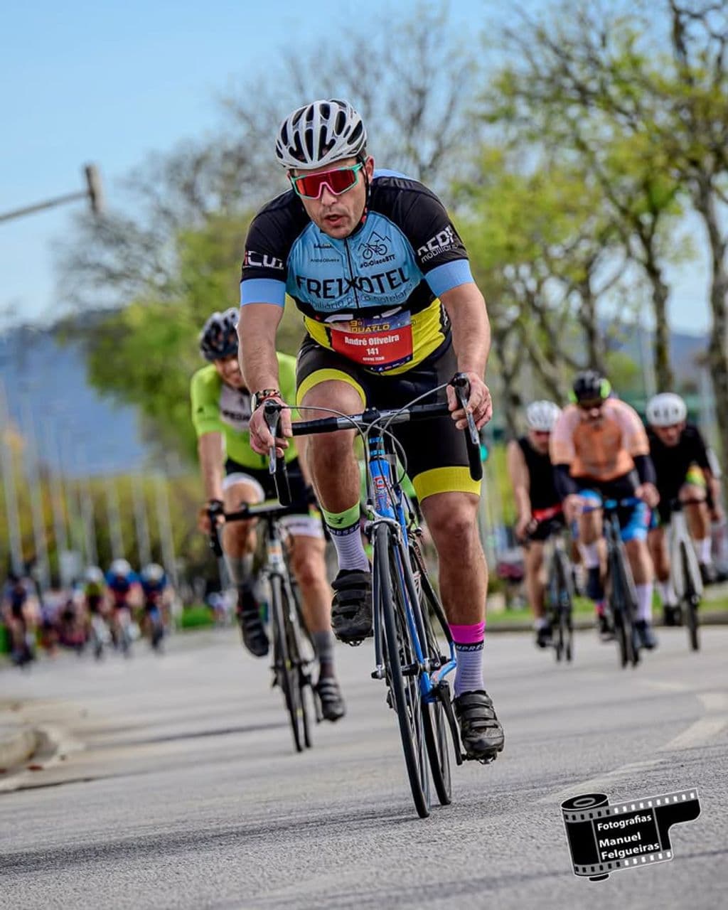 Atleta com o dorsal 141