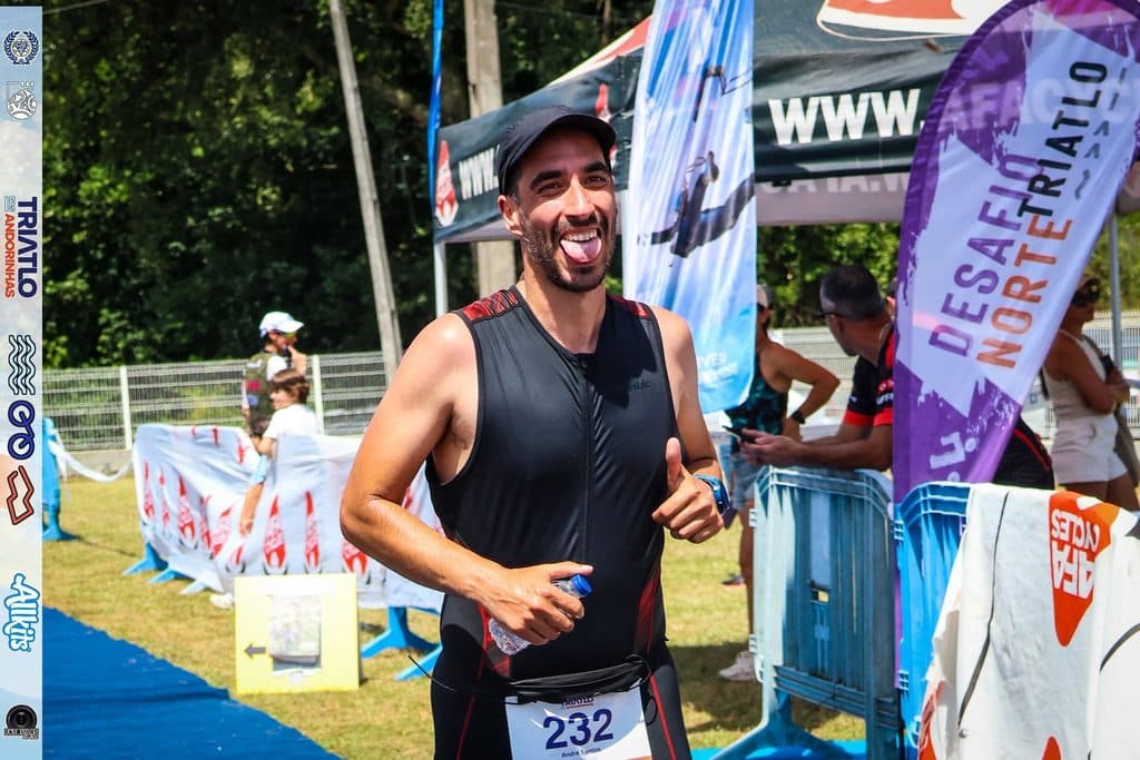 Atleta com o dorsal 232