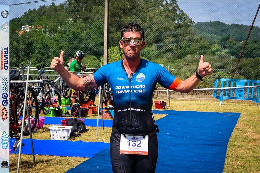 Atleta com o dorsal 132