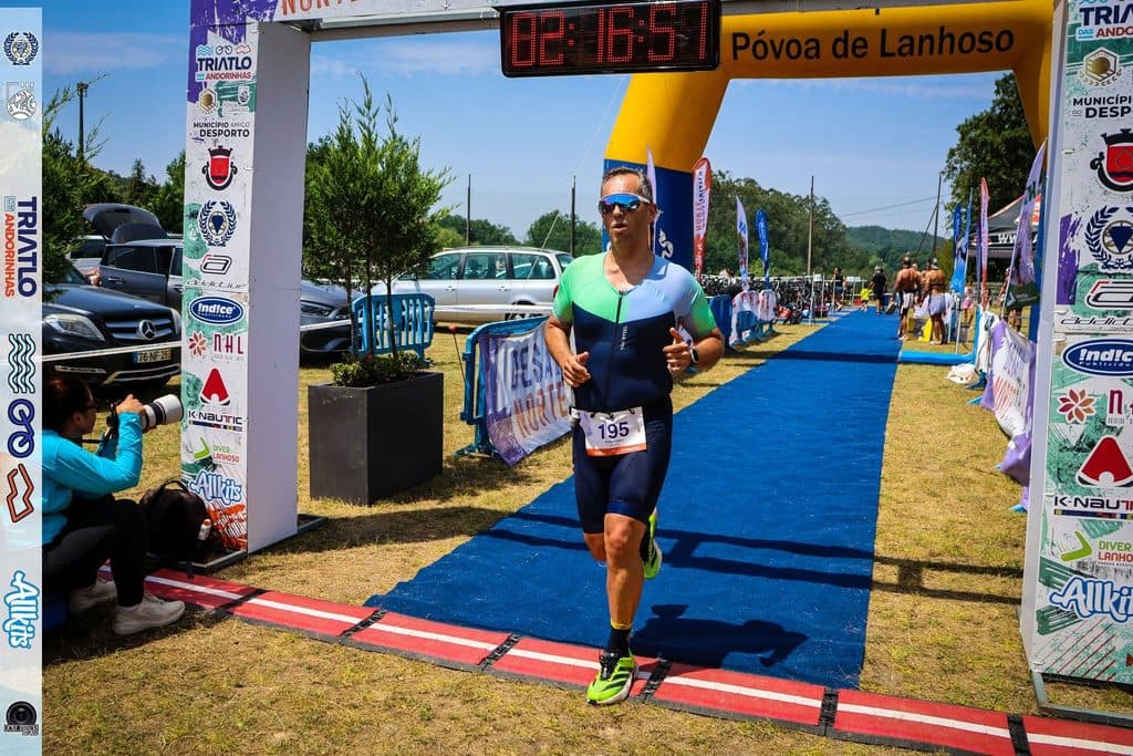 Atleta com o dorsal 195
