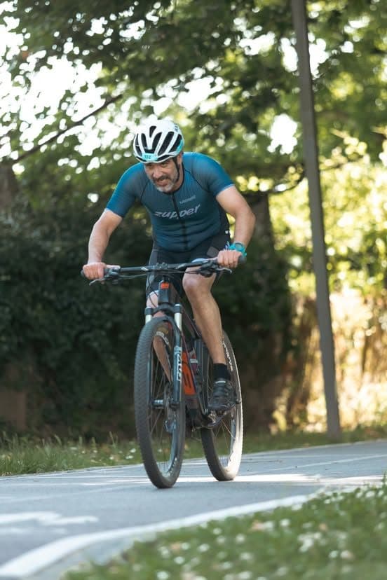 Atleta com o dorsal 132