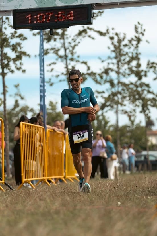 Atleta com o dorsal 136