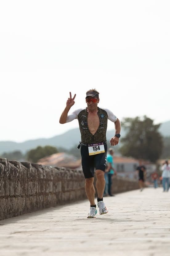 Atleta com o dorsal 154