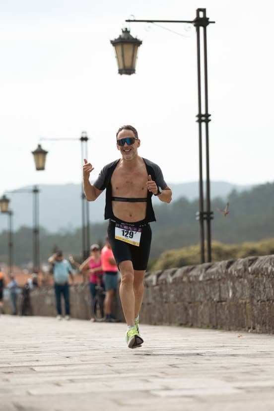 Atleta com o dorsal 129