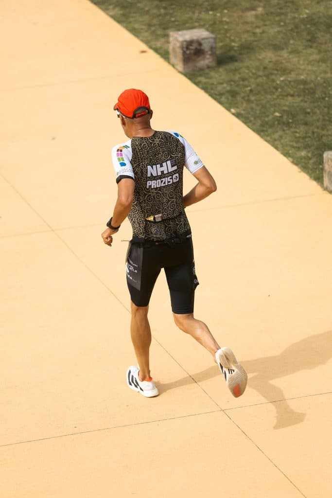 Atleta com o dorsal 150