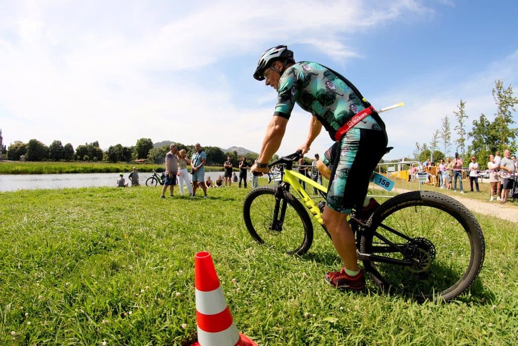 Atleta com o dorsal 158