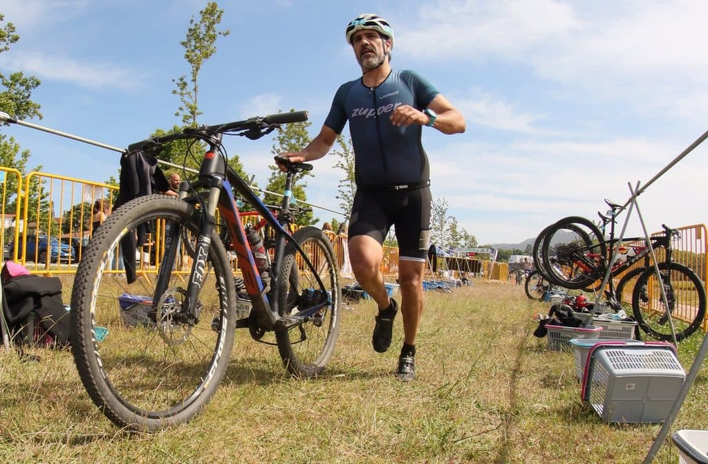 Atleta com o dorsal 132