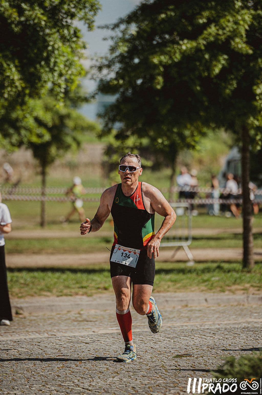 Atleta com o dorsal 134