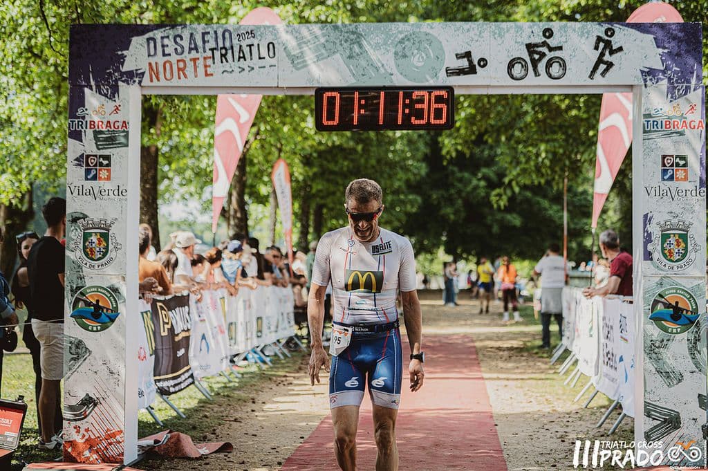 Atleta com o dorsal 195