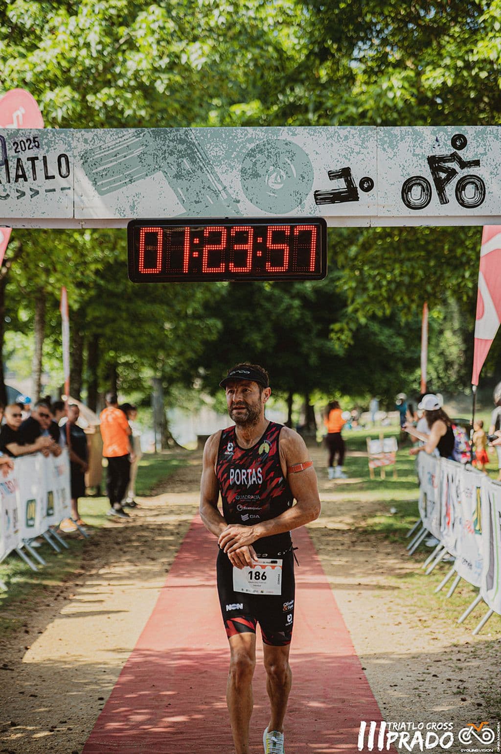 Atleta com o dorsal 186