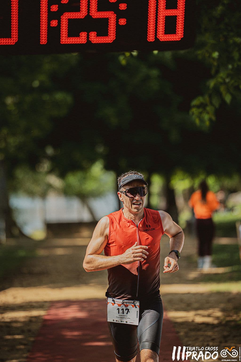 Atleta com o dorsal 117