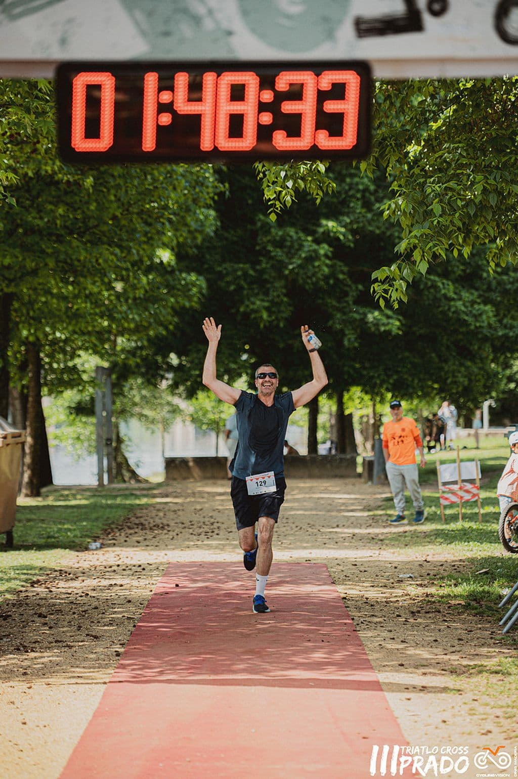 Atleta com o dorsal 129