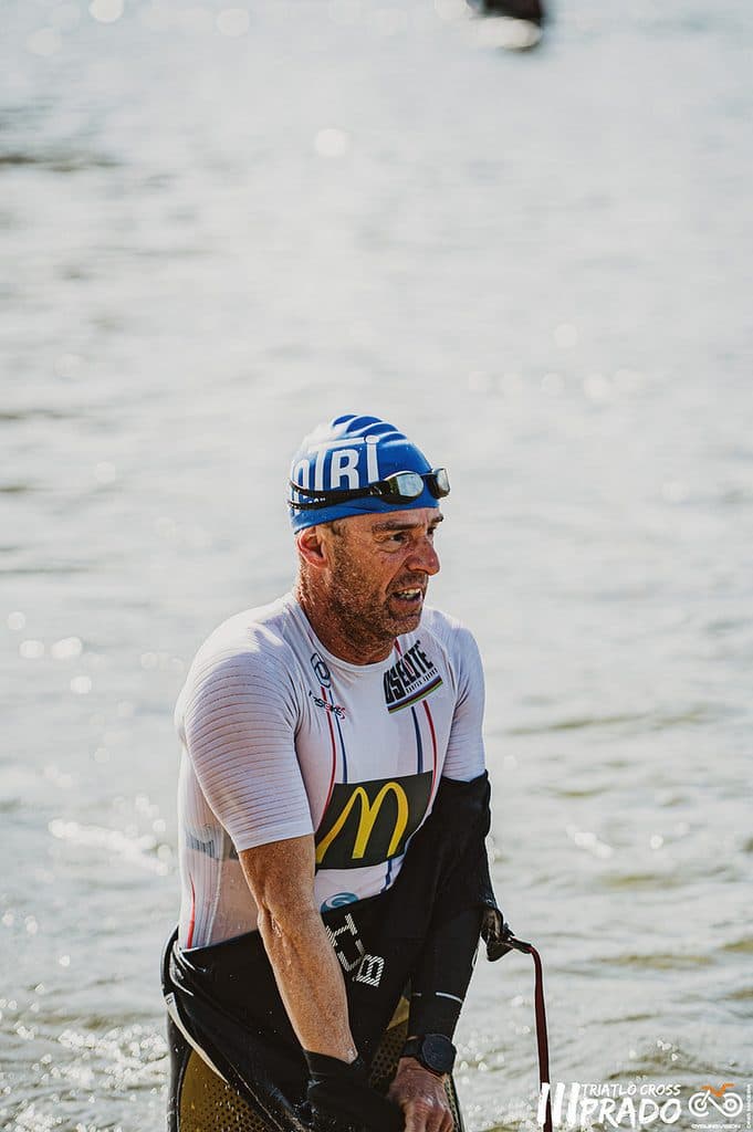 Atleta com o dorsal 195