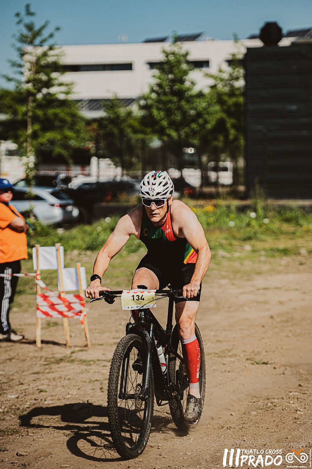 Atleta com o dorsal 134