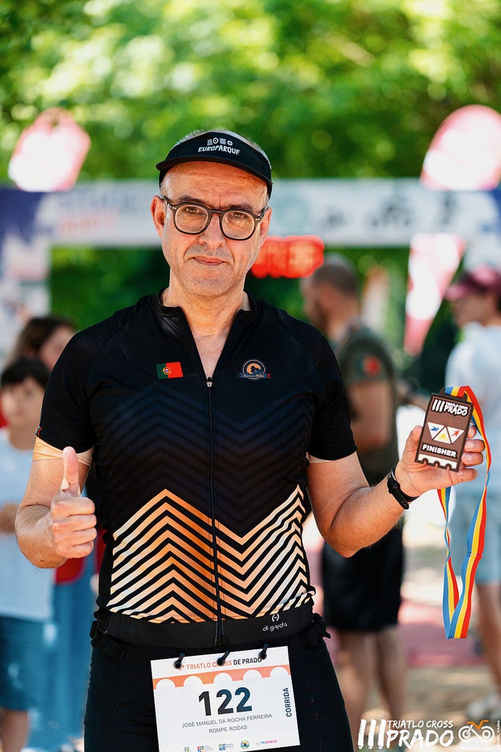 Atleta com o dorsal 122